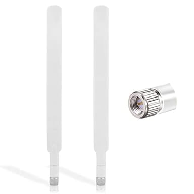 aigolink Antenna 4G LTE SMA Maschio 10dBi 19cm WiFi Omni direzionale amplificatori di segnale per Tim Vodafone Huawei ZTE 4G Router Modem Gateway Cellulare Telecamera, 2 Pacchi