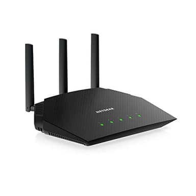 NETGEAR Nighthawk Router WiFi 6 (RAX10), Dual-Band Velocità Wireless AX1800 (fino a 1.8 Gbps), Copertura fino a 100 m2