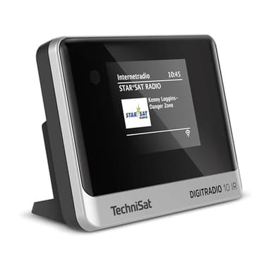TechniSat DIGITRADIO 10 IR - adattatore radio DAB+ e Internet (WLAN, display a colori,Bluetooth, telecomando, sveglia, cavo di collegamento audio, per l'aggiornamento di impianti hi-fi esistenti)