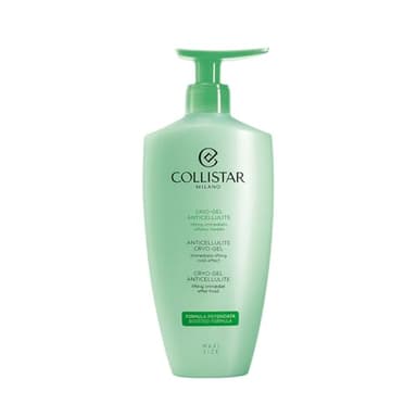 Collistar Crio-Gel Anticellulite, Crema corpo lifting ad effetto freddo, Stimola microcircolazione e drenaggio dei liquidi, Per pelle a buccia d'arancia, gambe pesanti e capillari fragili, 400 ml