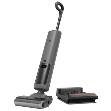 OSOTEK H200 Pro Lavapavimenti, Aspirapolvere Senza Fili a 180° con Asciugatura ad Aria Calda a 58°C, Pulizia dei Bordi su 2 Lati, Display LED, Pulizia con Rotazione a 2 Direzioni