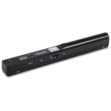 AOZBZ Scanner Per Documenti Portatile, 900 Dpi, Scanner di Immagini USB A4 a Colori, Scanner Portatile Per Foto, Scansione Pratica (Micro Bisogno di Schede SD/TF) (Nero)