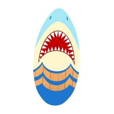Perfeclan Skimboard Beach Sand Board 35 Pollici, Skimboarding Piccola Tavola da Surf Tavola da Surf, Proto Plank Skimboard per Adolescenti Bambini Ragazzi Ragazze Uomini Donne Adulti, Faccia