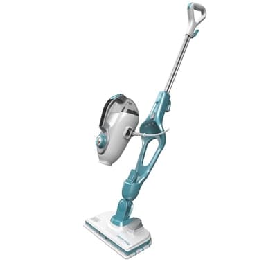 BLACK+DECKER FSMH1321JSM-QS Lavapavimenti a vapore STEAM-MOP 13 in 1, Sistema di Pulizia Guanto Steamitt, con Generatore di Vapore Portatile, 1300W