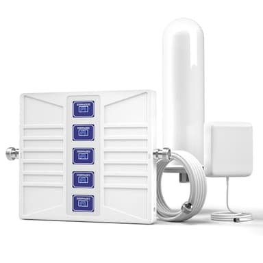 Amplificatore Segnale Cellulare 5G 4G LTE 3G gsm Ripetitore per Casa sulla Banda 20,8,3,1 e 7 per Tutti Gli Operatori Wind Tre, TIM，Vodafone y Iliad