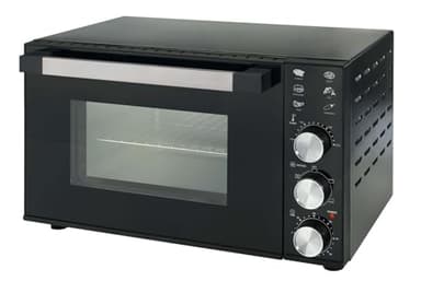DCG MBN35 - Fornetto Elettrico 35 Litri 1800W, Multiforno Ventilato 6 Funzioni, Timer 60 Minuti, Temperatura 100-230°C con Porta Doppio Vetro - Nuova Certificazione A13