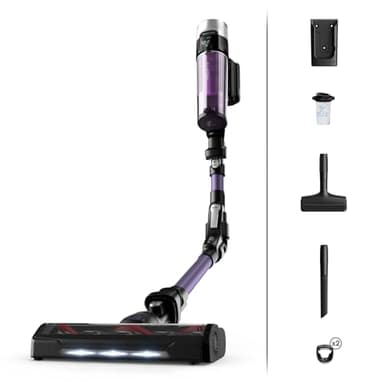 Rowenta XForce Flex 9.60 Aspirapolvere Senza Fili,Fino a 100 Air Watt, Autonomia Batteria fino a 45 minuti, Tecnologia Flex, Tecnologia Intelligente con Rilevamento Automatico delle Superfici,RH2039WO