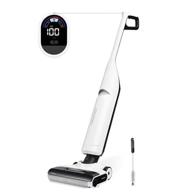 roborock Flexi Lite Aspirapolvere Senza Fili Intelligente, Lavapavimenti Secco e Umido, 17.000 Pa, Pulizia Lungo i Bordi, 40min Autonomia, DirTect™, Schermo Intelligente, Ottimo per Peli di Animali