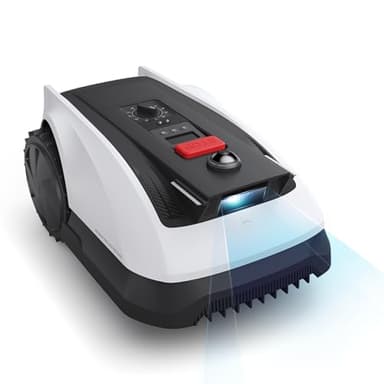ECOVACS GOAT O500 Panorama Robot Tagliaerba Senza Filo Perimetrale 500 m², Mappatura Automatica Rasaerba Robot, Visiva Panoramica Potenziata con LiDAR, Passa percorso di 0,7 m, Pendenza 45%