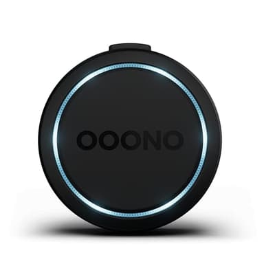 Ooono Co-Driver NO2 modello ottimizzato per auto, alert per autovelox e pericoli, ricaricabile, con indicatore LED, compatibile con Apple CarPlay e Android Auto