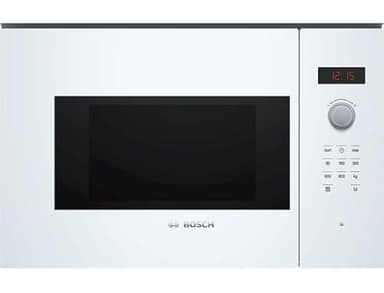 Bosch BFL523MW1F, Serie 4, Microonde, Incassabile, Bianco