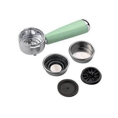 ARIETE kit braccetto portafiltro verde per macchina caffè Vintage Retrò 1389 ORIGINALE
