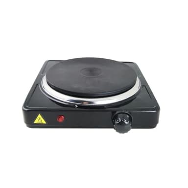 FLM SYSTEM Fornello Elettrico Da Campeggio; Fornello 1500w 18,5 CM Da Campeggio; Fornello elettrico 1 piastra; Fornello Elettrico Portatile