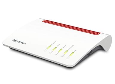 FRITZ!Box 7590 Edition International, Modem Router Wi-Fi AC+N Con 1.733 MBit/s (5GHz) & 800 MBit/s (2,4 GHz), ADSL/VDLS Fino A 300 MBit/s, Mesh, Base DECT, Media Server, Interfaccia In Italiano