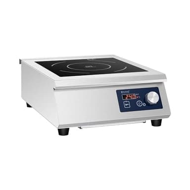 Royal Catering Piastra A Induzione Fornello Piano Induzione Portatile RCIC-5000 (Da 60 a 240 °C, 5000 W, 33 cm)