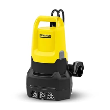 Kärcher Elettropompa a immersione SP 22.000 Dirt, Portata: 22.000 l/h, Profondità di Immersione: 7 m, Per Acque Scure Con Particelle Fino a 30 mm, Altezza Dell'Acqua Residua: 35 mm, Pressione: 0,8 bar