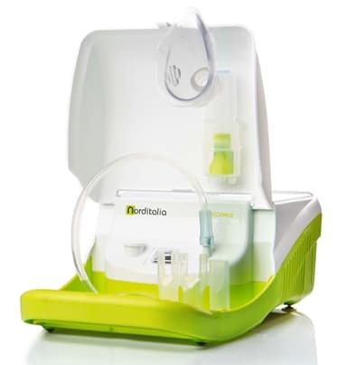 Norditalia Aerosol Meganeb Plus Professionale, Nebulizzazione Mirata, Silenzioso, Vano Accessori