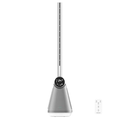 Cecotec - Ventilatore a Torre EnergySilence 9890 Skyline Bladeless senza pale 100 cm, 50W, touch screen LED, telecomando, 3 velocità, 3 modalità, timer 15 ore, oscillazione 40º