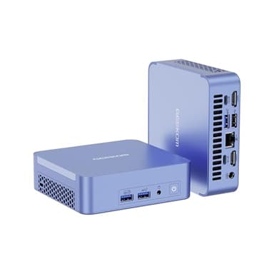 GEEKOM AX8 Pro Ai Mini PC: AMD Ryzen R7-8745HS (8C/16T, fino a 4,9 GHz), 32 GB RAM DDR5 5600 MHz, SSD PCIe Gen 4 512 GB. Desktop compatto con Windows 11 Pro, AMD Radeon 780M, WiFi 6E, BT5.2, LAN 2,5G.