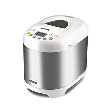 G3 Ferrari G10078 Macchina del pane, 550W, 3 Livelli di doratura, Corpo INOX, 19 Programmi, Gluten Free, Yogurt, Marmellata, Finestra di controllo, Ricettario incluso