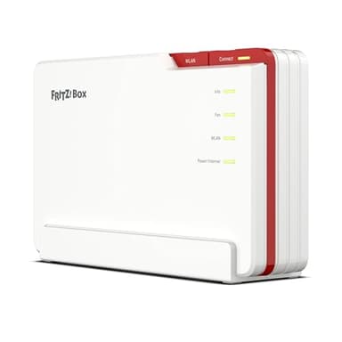 FRITZ!Box 5690 Pro, Premium Modem Router Wi-Fi 7 Tri Band (2.4 GHz, 5 GHz, 6 GHz) Fino a 18.500 Mbit/s, per FTTC E/VDSL, ADSL e Fibra Ottica con ONT, 1x Wan 2,5 Gb, 4x Lan Gb, Zigbee, Mesh