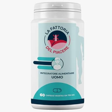 Integratore testosterone uomo, energizzante e stimolante per virilità maschile con fieno greco, maca peruviana, Ashwagandha KSM-66-60 capsule per aumentare desiderio, potenza, libido e prestazioni