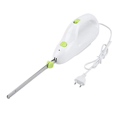 Coltello elettrico, lame in acciaio inossidabile Coltello da intaglio per cucina Tagliare carne congelata Prosciutto Pane Spina UE 220-240V
