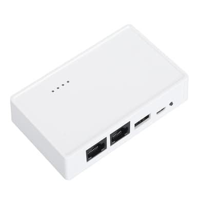 Plyisty Server di Stampa Wireless USB, Server di Stampa con LAN/Bridge 10/100 Mbps, Supporto modalità Cablata/Wireless/standalone, per Windows, e Tutte Le Stampanti Supportate da
