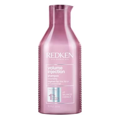 Redken | Shampoo professionale Volume Injection, Volumizzante per capelli lisci e piatti, 300 ml