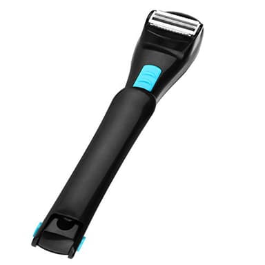OFKPO Indietro Epilatore Elettrico, Rasatura Rasoio per Capelli Maniglia Regolabile, Nero