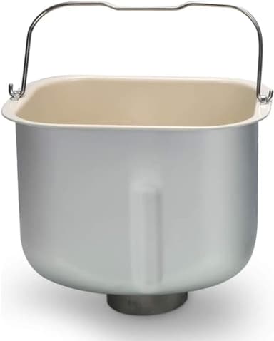 KEEPEEZ Macchina per il pane Premium in ceramica, padella per pane con paletta per macchina da 2 LB, ricambio universale, rivestimento
