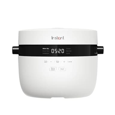 Cuociriso istantaneo e piroscafo – Cuocere riso automatico e versatile, piroscafo e padella Sauté – Pentola rimovibile e lavabile in lavastoviglie (12 tazze/2,8 l) – fino a 20 porzioni