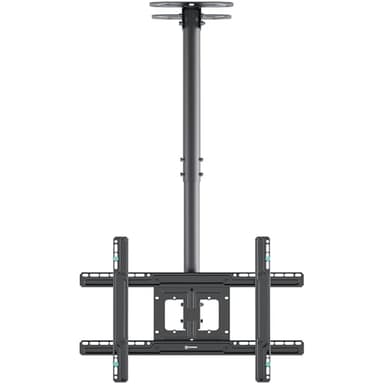 ONKRON Supporto TV soffitto da 32"a70" Staffa TV per LCD LED QLED-Porta TV Girevole e Estensibile da 71.8-310.4 cm Sostegno TV con VESA max. 600x400mm Nero