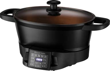 Russell Hobbs Multicooker 6,5 L - 8 Funzioni di Cottura Tra Cui Cottura Lenta, a Vapore, Cuociriso, Sottovuoto, Arrosto - Dispaly Digitale, Pentola Lavabile in Lavastoviglie 28270-56