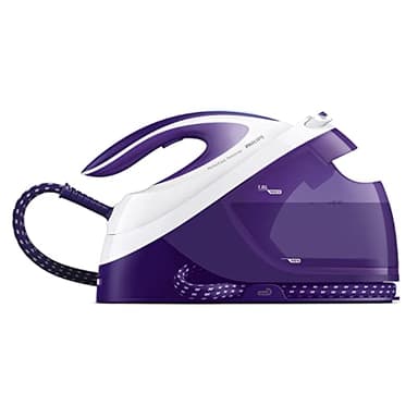 Philips PerfectCare Performer Ferro Da Stiro Con Caldaia- 2600W, Colpo Di Vapore 450g, Pressione 6,5 Bar, Tecnologia OptimalTEMP, Serbatoio 1,8 L, Viola/Bianco (GC8752/30)