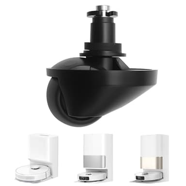 Ruota anteriore silenziosa, ruota anteriore, pneumatico, Silent Wheel, ruota per Dreame D9/L20 Ultra/L40 Ultra/L10s Pro Gen2/L10s Pro Ultra Heat/L10s Pro Ultra/X40 Ultra/X40 Master/L40 Ultra AE4/D9