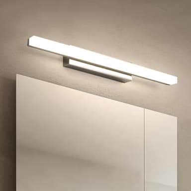 Yafido Applique da Bagno LED Lampada Specchio Bagno Interno Moderno Bagno Luce per Trucco 9W Bianco Neutro 4000K 800LM 40CM Non-dimmerabile