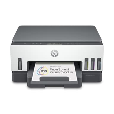 HP Smart Tank Plus 7005 AiO 28B54A, Stampante Multifunzione a Colori, Serbatoio d'Inchiostro ad Alto Volume di Stampa, Fino a 12000 Pagine (Nero) e 8000 Pagine (Colore), F/R Automatica, Wi-Fi , Bianca