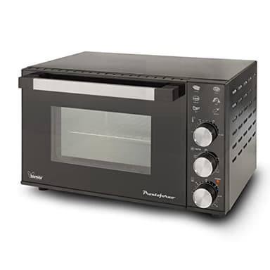 Bimar B300 Forno Elettrico 30 Litri, Prontoforno Elettrico Ventilato, cottura combinata o statica, Timer, Pareti autopulenti Potenza 1800W, Doppio vetro.Luce interna.Termostato regolabile