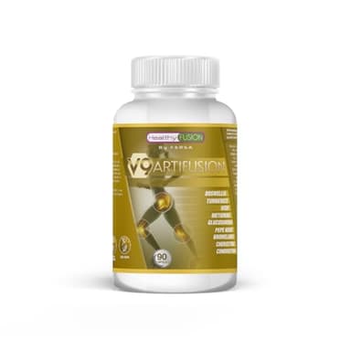 Healthy Fusion Potente antinfiammatorio | Analgesico per muscoli e articolazioni | Glucosamina + Condroitina + Curcuma | Elimina il dolori articolari e muscolari |90 Capsule