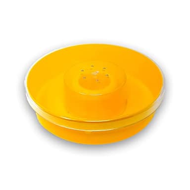 NUTRITORE in plastica rotondo capienza 1 litro per apicoltura - Conf. da 2 pezzi