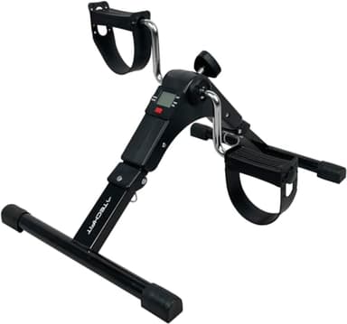 TechFit PED2 Pedaliera, Mini Cyclette per Uso Domestico e in Ufficio, Attrezzo da Allenamento Facile per Braccia e Gambe, con Display LCD, Adatto per Recupero Leggero