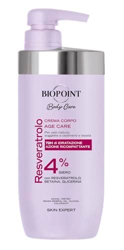 Biopoint - Crema Corpo Age Care, Azione Ricompattante per la Pelle Matura, soggetta a Cedimenti e Lassità, 72 ore di Idratazione, 500 ml