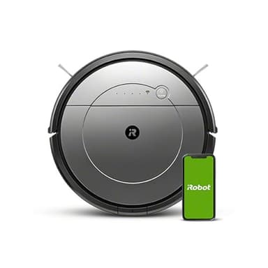 iRobot Roomba Combo Robot Aspirapolvere e Lava Pavimenti 2 In 1, Wi-Fi, Suggerimenti Personalizzati, Compatibilità Con L'Assistente Vocale, 33 W, Grigio