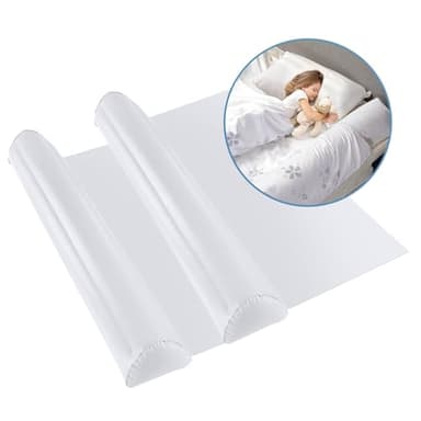 Lilian&Gema Sponda Letto Bambini-sbarra letto bambini,sponda letto matrimoniale,Protezione gonfiabile antiscivolo per il bordo del letto 130cm,per uso itinerante o familiare,per tutti i tipi di letto