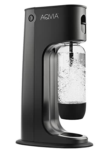 Aqvia Balance, gasatore con bottiglia in PET senza BPA (nero)