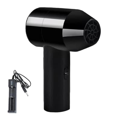 Weqizuerqi Asciugacapelli Da Viaggio Con Ricarica USB, Asciugacapelli Ricaricabile, Portatile Senza Fili Asciugacapelli, Asciugacapelli Senza Fili Leggero A Basso Rumore, Asciugacapelli A Batterie,