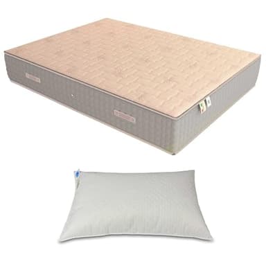 Baldiflex Emporio Materasso Matrimoniale Molle e Memory Luxury 160x190 cm, 800 Molle e 7 cm Memory, Altezza 29 cm