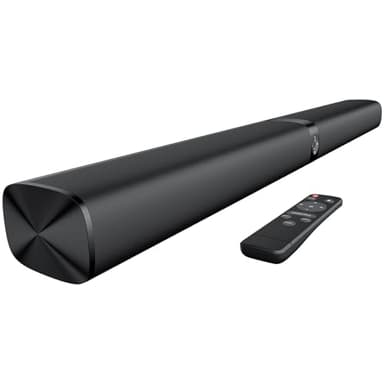 GarageRock 90W Altoparlanti Soundbar, barre audio staccabili 2 in 1 per Smart TV, Soundbar Bluetooth 5.0 per TV con suono chiaro, 3 modalità EQ, ARC/Ottico/Aux/Montatura a muro (Nero)
