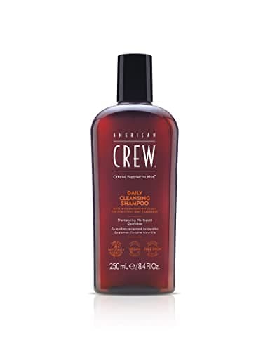American Crew Daily Cleansing Shampoo, Shampoo Quotidiano Capelli per Uomo, Per Capelli Normali, Detergente e Idratante, Formula Professionale e Vegana, Fragranza Menta Agrumata (250ml)